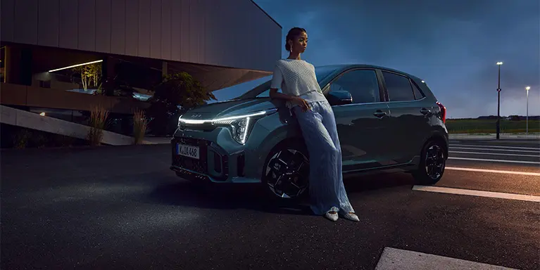 O novo Kia Picanto apresenta uma dianteira mais robusta mas ainda assim refinada