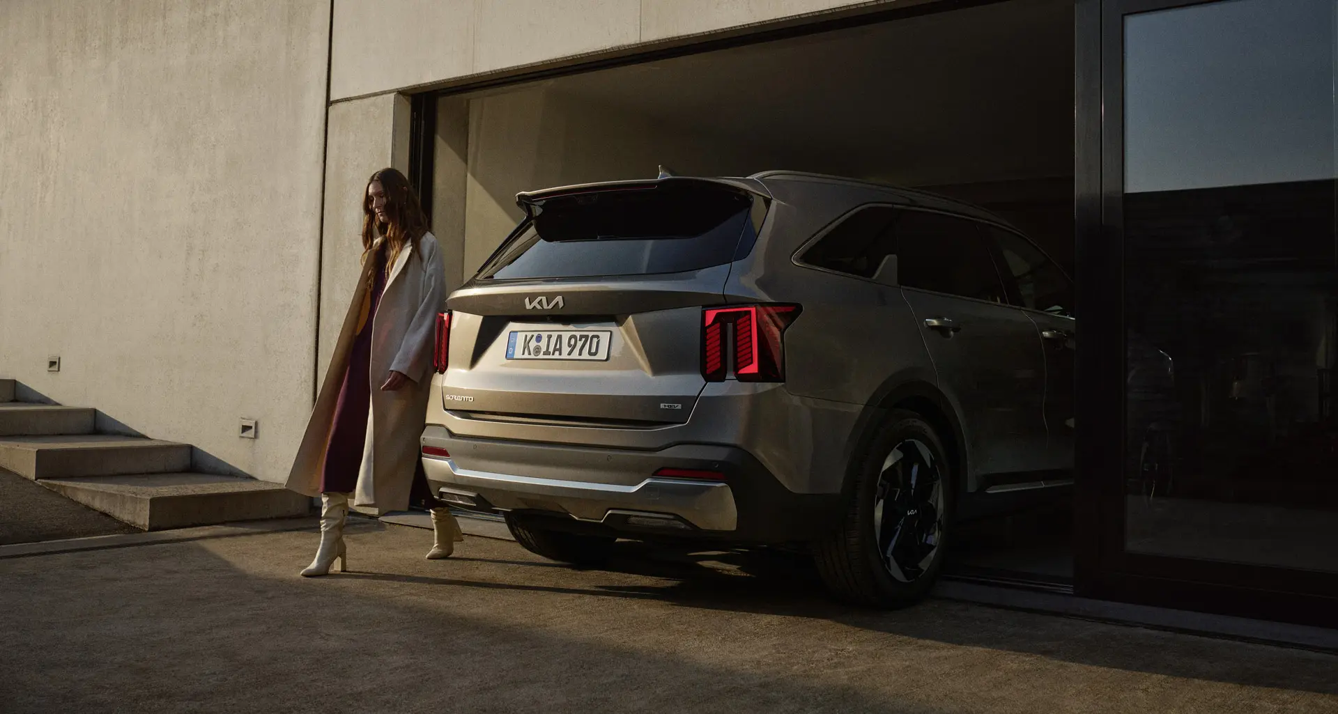 Uma traseira com um design progressista no novo Kia Sorento