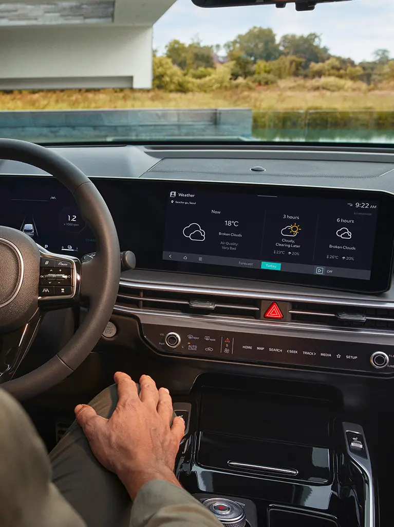 Otimize as suas viagens com o SUV Sorento